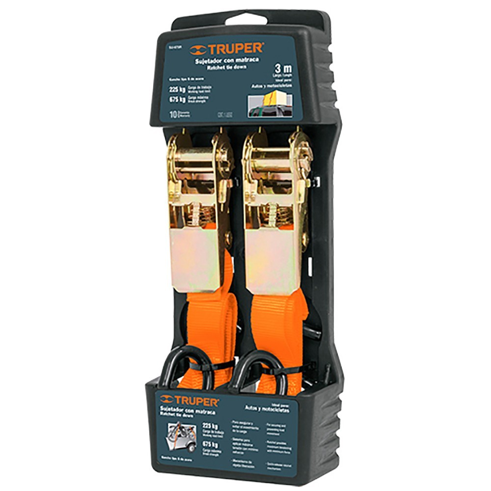Cinta de trincaje con tensor - 3 m - 675 kg