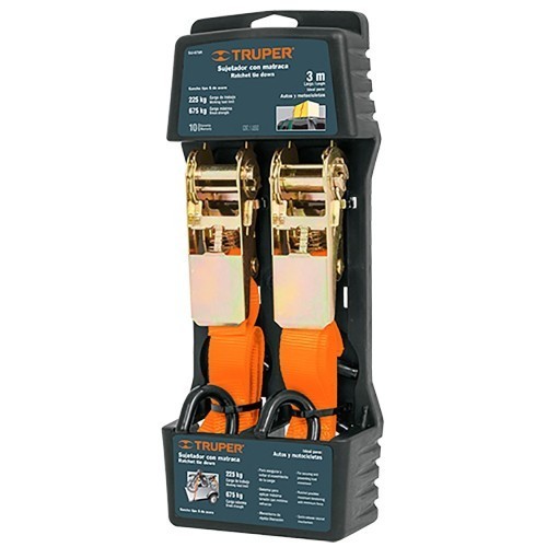 Cinta de trincaje con tensor - 3 m - 675 kg