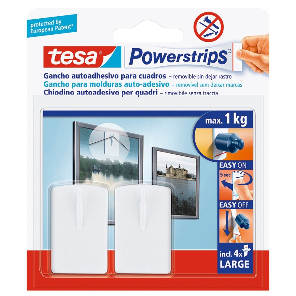 Ganchos autoadhesivos para cuadros Powerstrips® - 1 kg