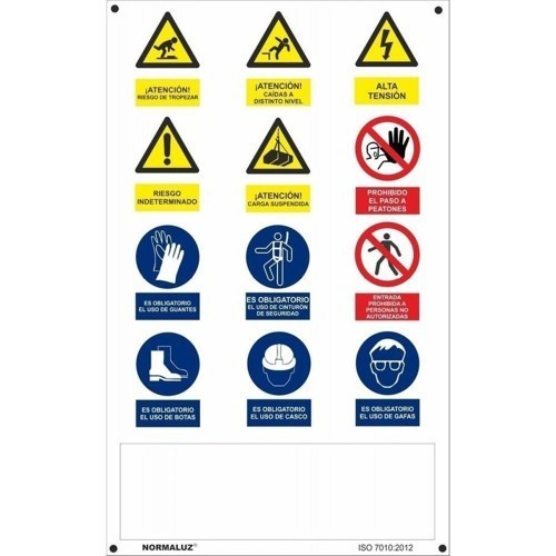 Cartel múltiple vertical - 50x90 cm