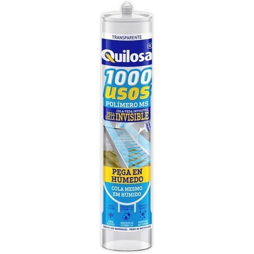 Sellador adhesivo 1000 USOS Polímero MS - 280 ml - Transparente