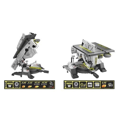 Ingletadora con mesa RTMS1800-G - 1800 W