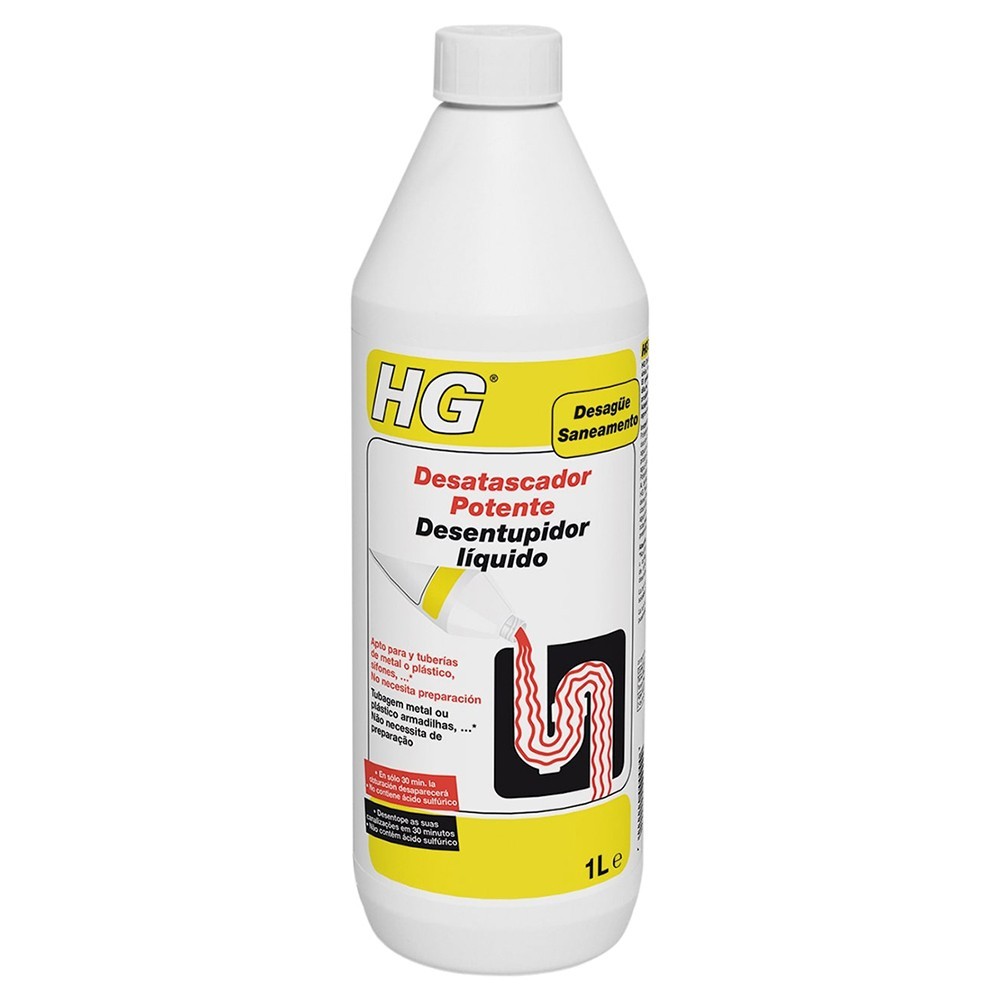 Desatascador potente de tuberías - 1 l