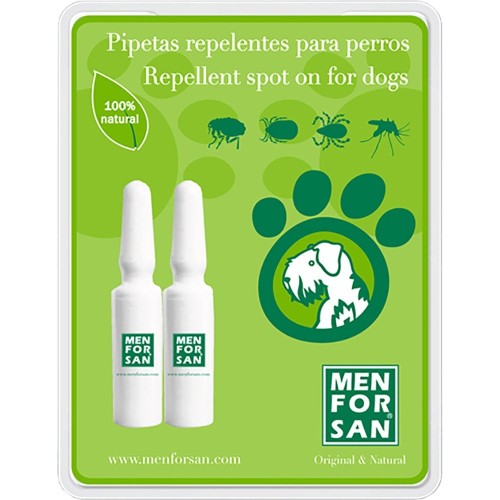 Pipetas repelentes de insectos para perros