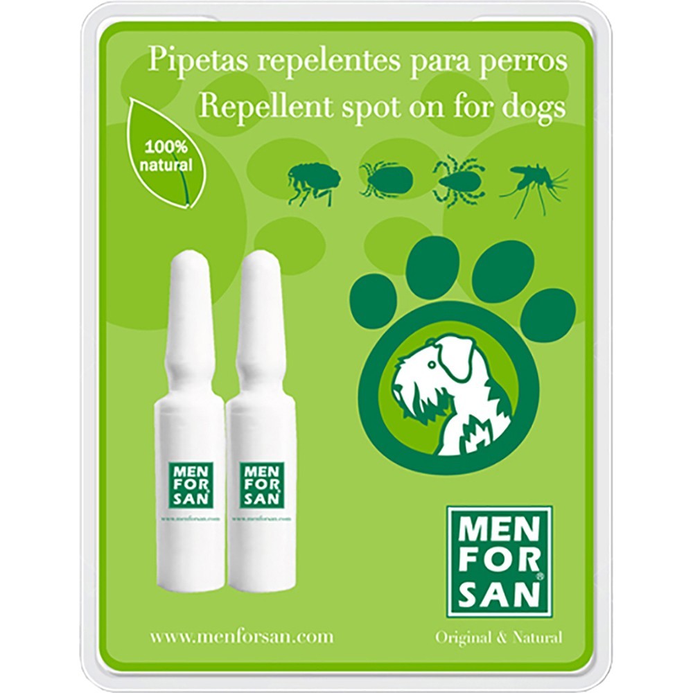 Pipetas repelentes de insectos para perros
