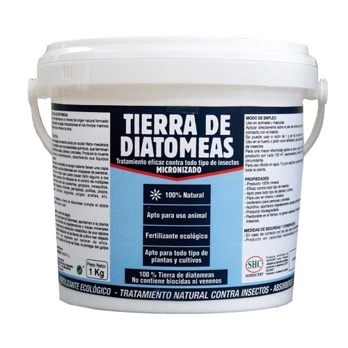 Cubo tierra diatomeas