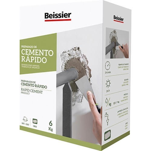 Cemento rápido gris - 6 kg