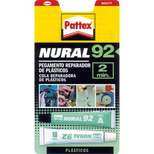 Adhesivo reparador de plásticos NURAL 92 - 22 ml