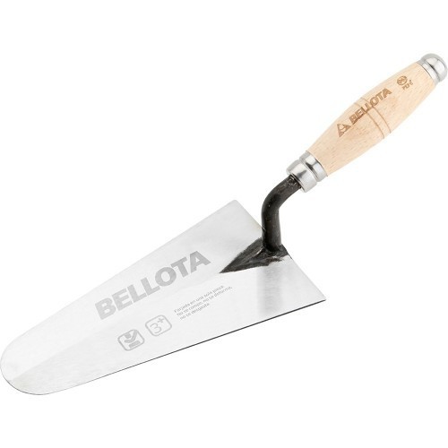 Paleta albañil con mango de madera - 230x110 mm