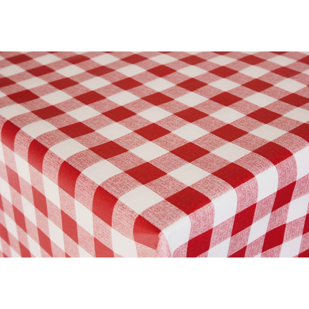 Mantel New Tex Cuadros rojos - 25 m