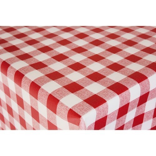 Mantel New Tex Cuadros rojos - 25 m