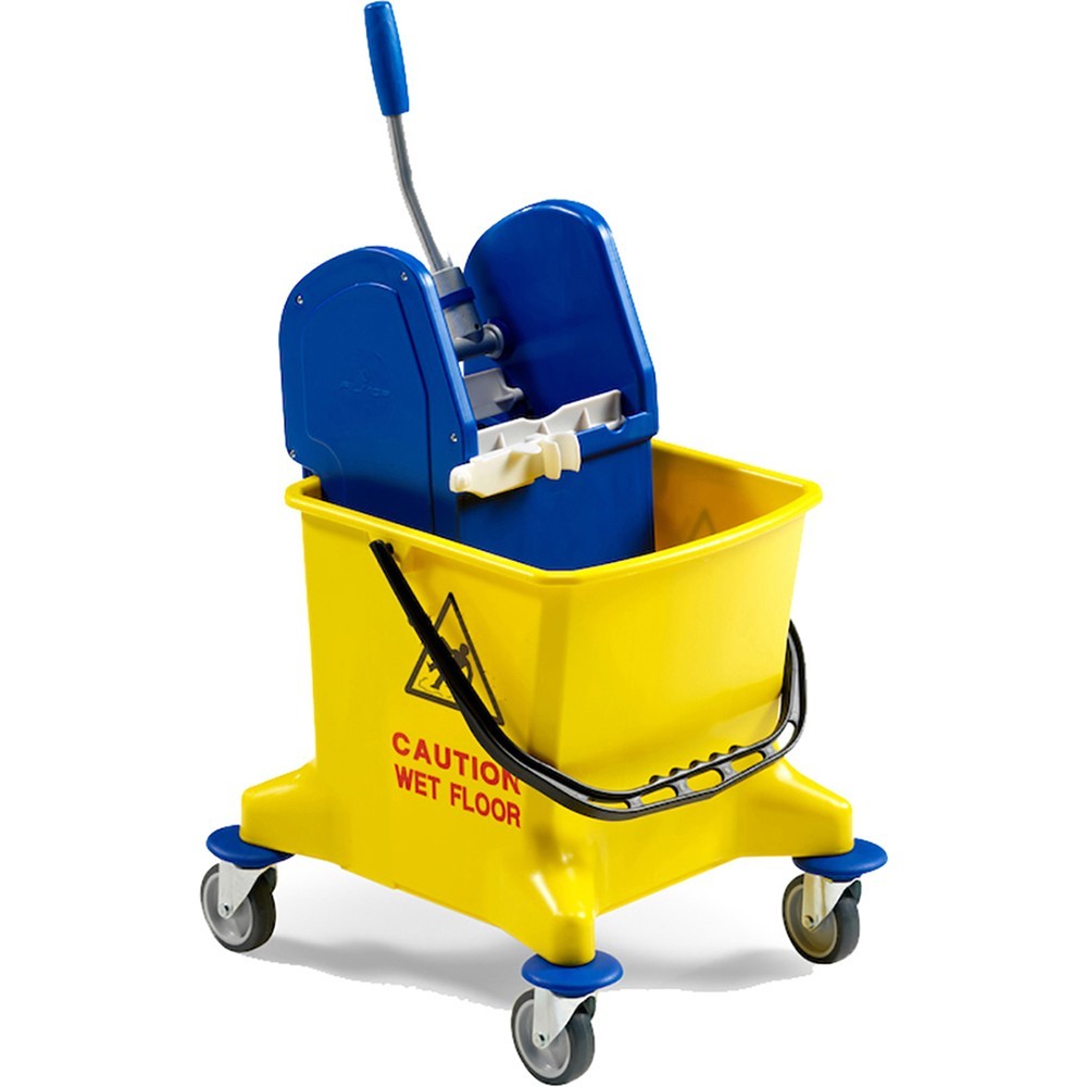 Cubo fregona industrial con ruedas - 25 l