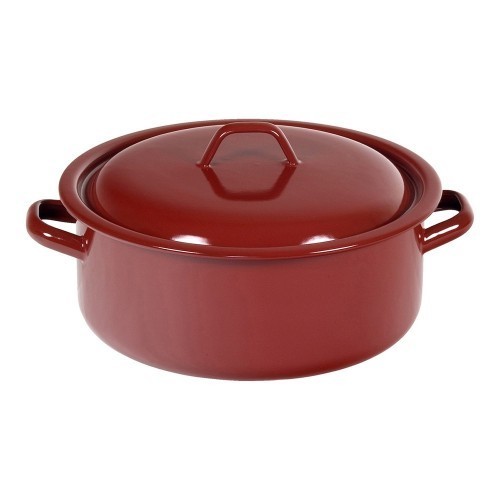 Cacerola esmalte clásico con tapa - 10 cm