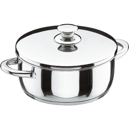 Cacerola Vitrocor de acero inoxidable con tapa - 16 cm