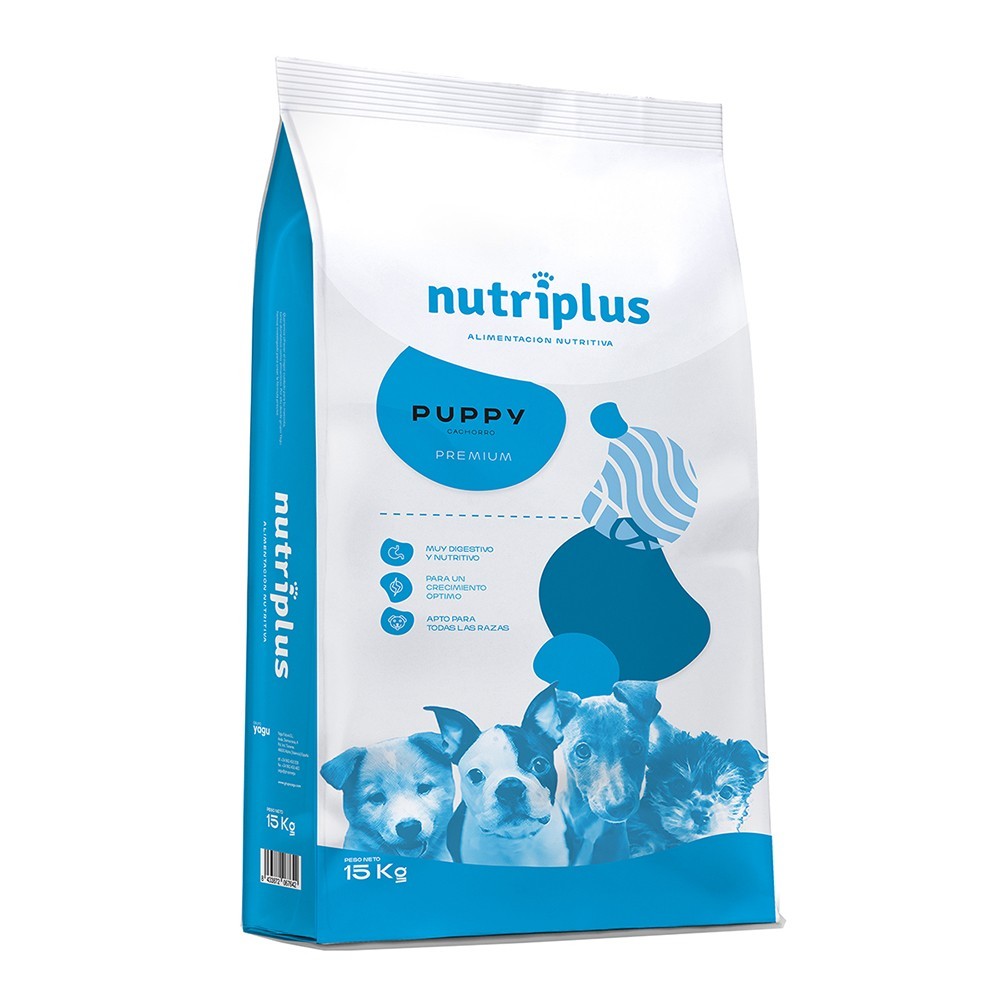 Pienso "Nutriplus" para perros cachorros - 3 kg
