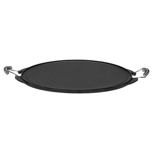 Plancha redonda de hierro fundido