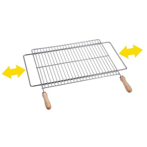 Parrilla extensible para barbacoa - 50x40 cm