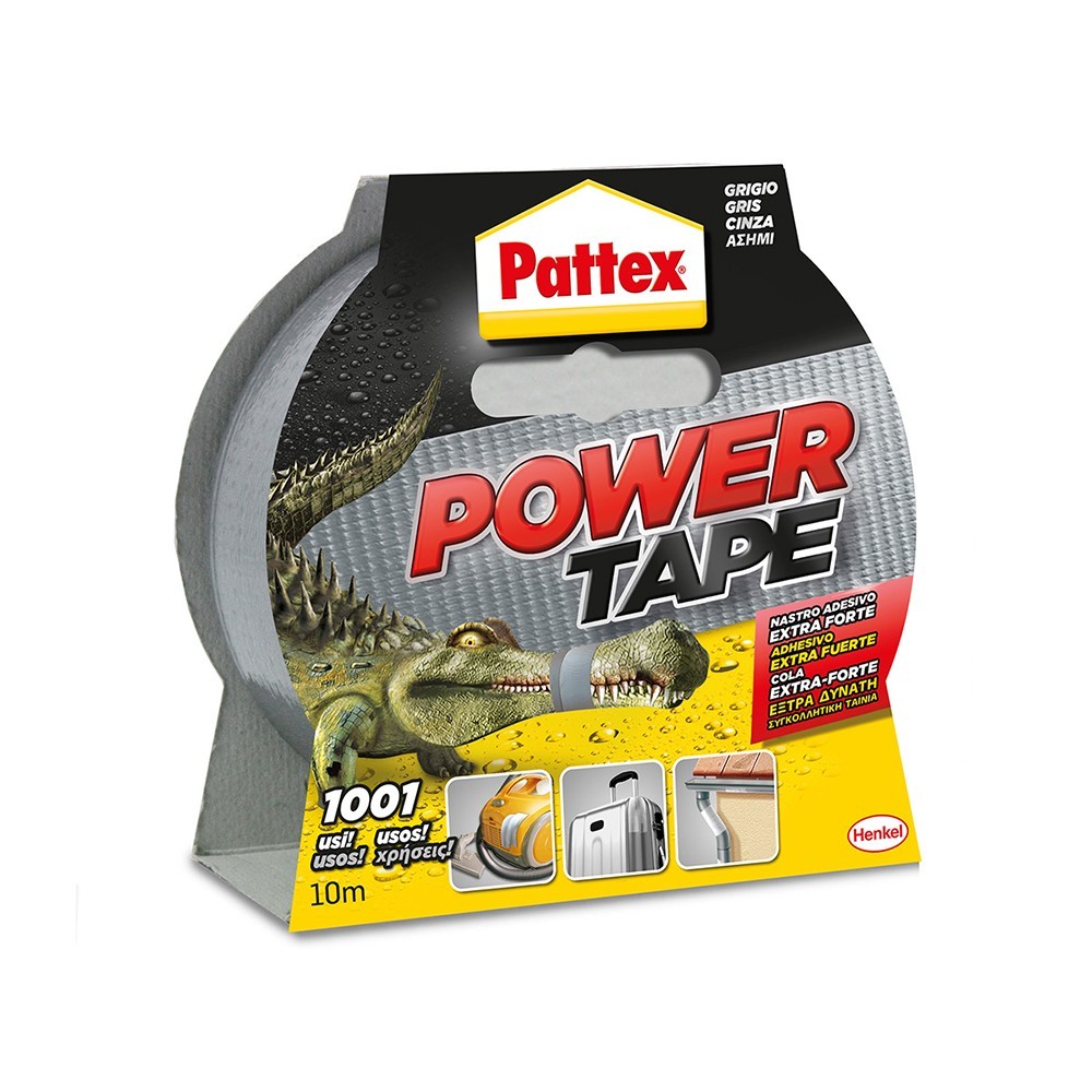 Cinta americana gris "Power Tape" - 50 mm - 10 m