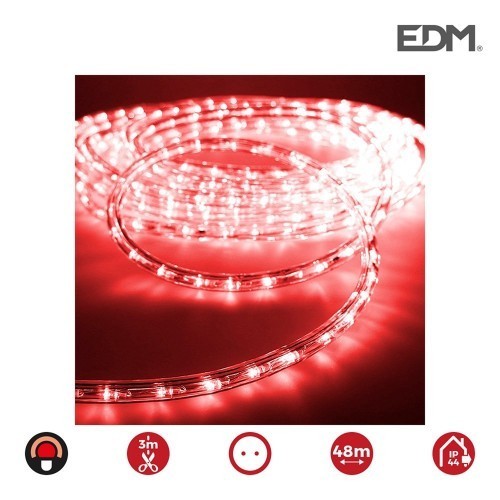 Tubo flexiLED rojo de 2 vías - 36 LED/m