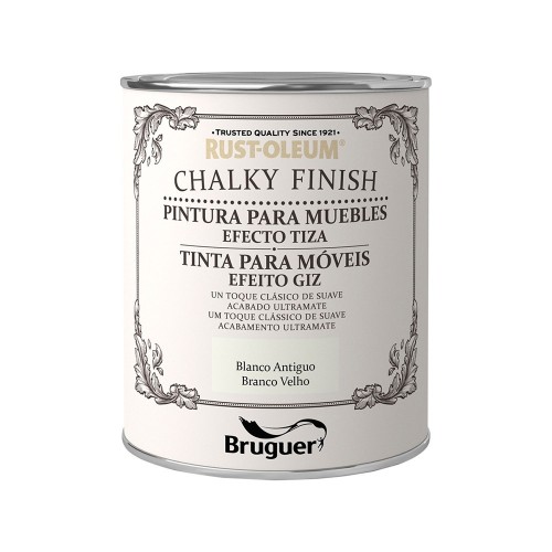 Pintura efecto tiza Chalky Finish para muebles - 750 ml - Grafito